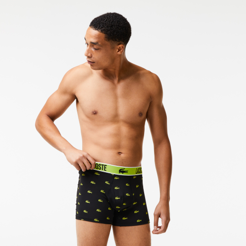 Men's Lacoste Crocodile Print Trunks