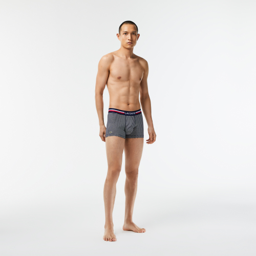 Men's Stretch Tricolor Cotton Trunk