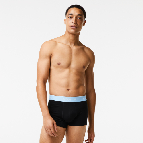 Pack Of 3 Navy Casual Boxer Briefs With Contrasting Waistband