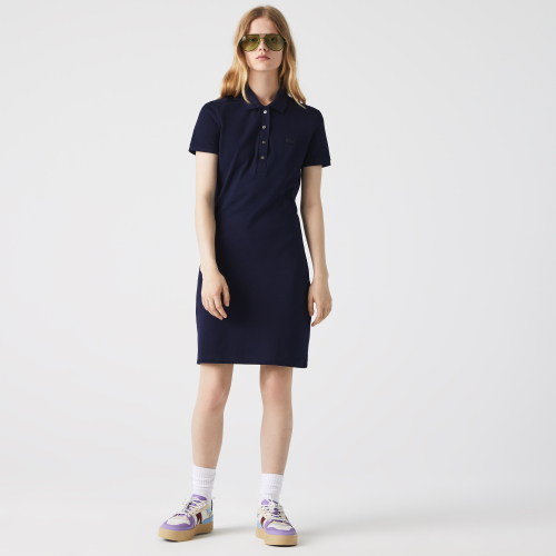 Women's Stretch Cotton Piqué Polo Dress