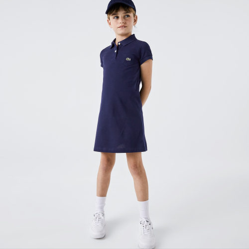 Girl’s Polo-Style Cotton Dress
