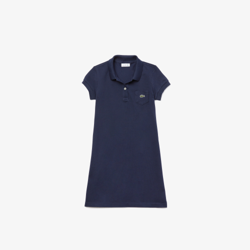 Girl’s Polo-Style Cotton Dress