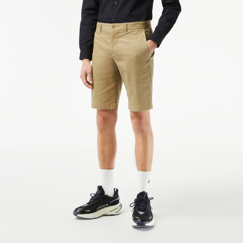 Men’s Lacoste Slim Fit Organic Cotton Bermuda Shorts