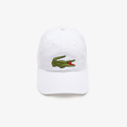 Unisex Lacoste Adjustable Organic Cotton Twill Cap