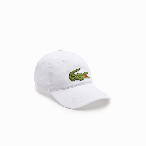 Unisex Lacoste Adjustable Organic Cotton Twill Cap