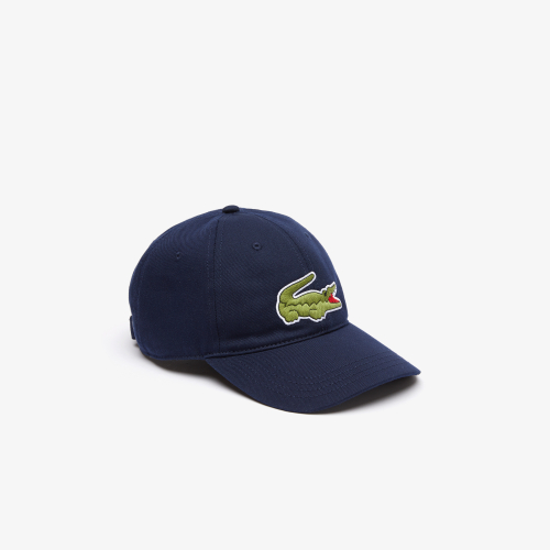 Unisex Lacoste Adjustable Organic Cotton Twill Cap